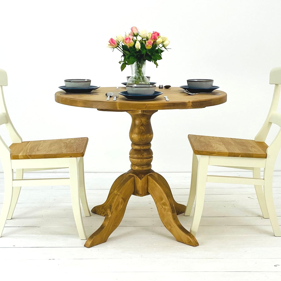 3' Pine Pedestal Table