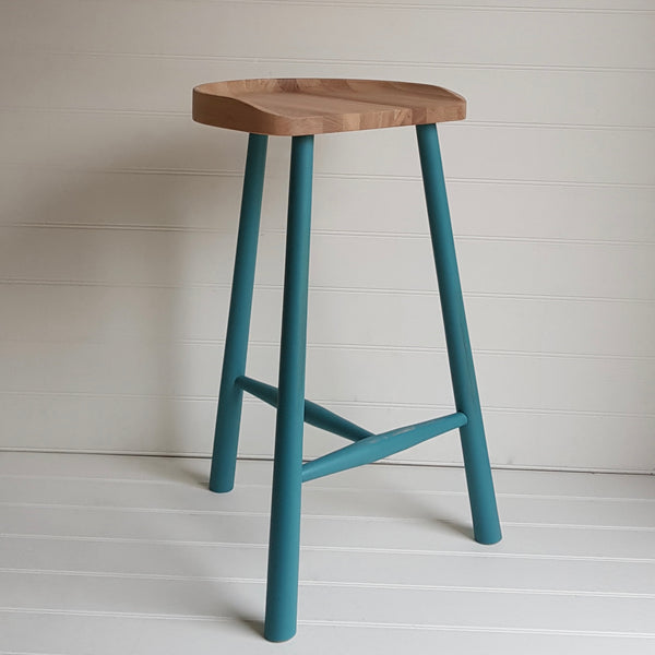 painted cricket bar stool