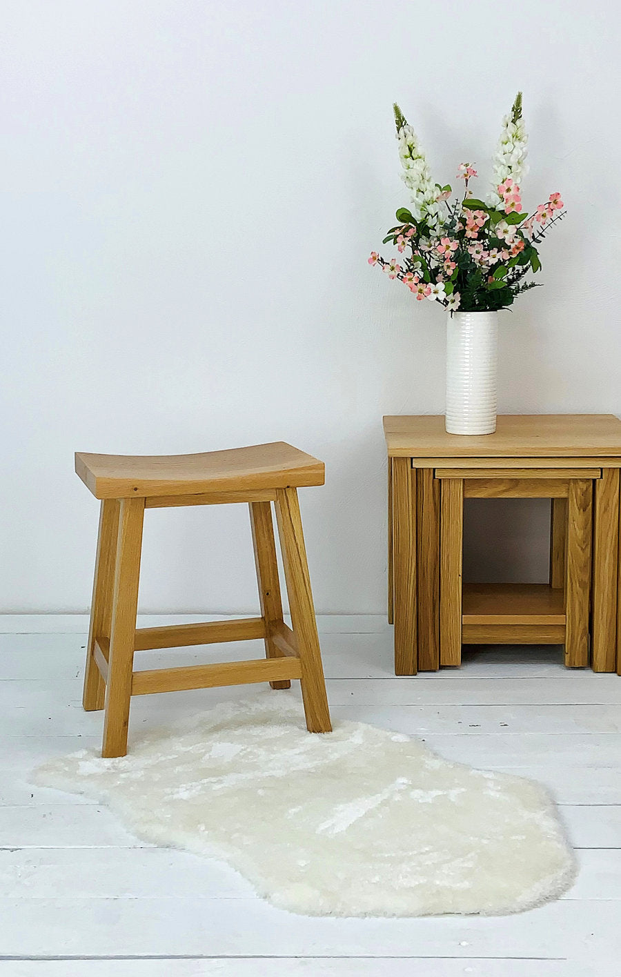 Scandi Low Stool