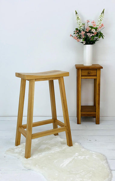 Oak Scandi Bar Stool