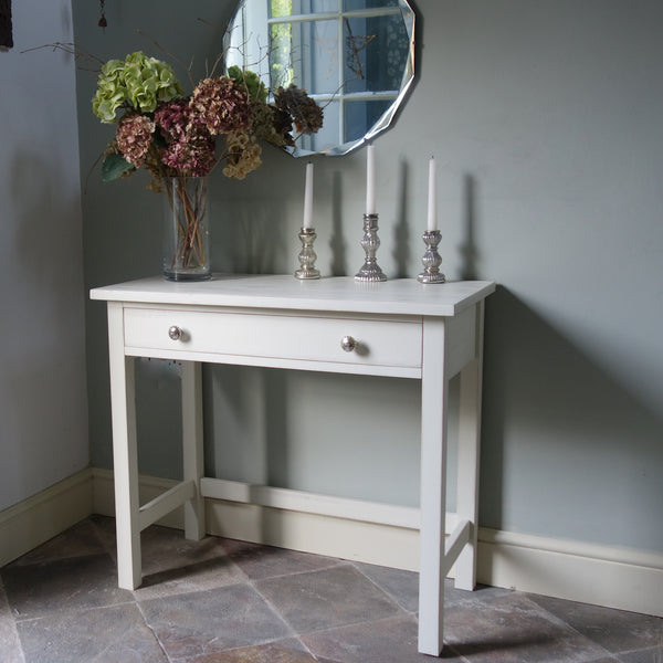 painted hall table made to measure