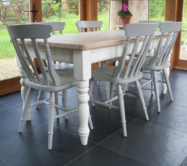 painted farmhouse table