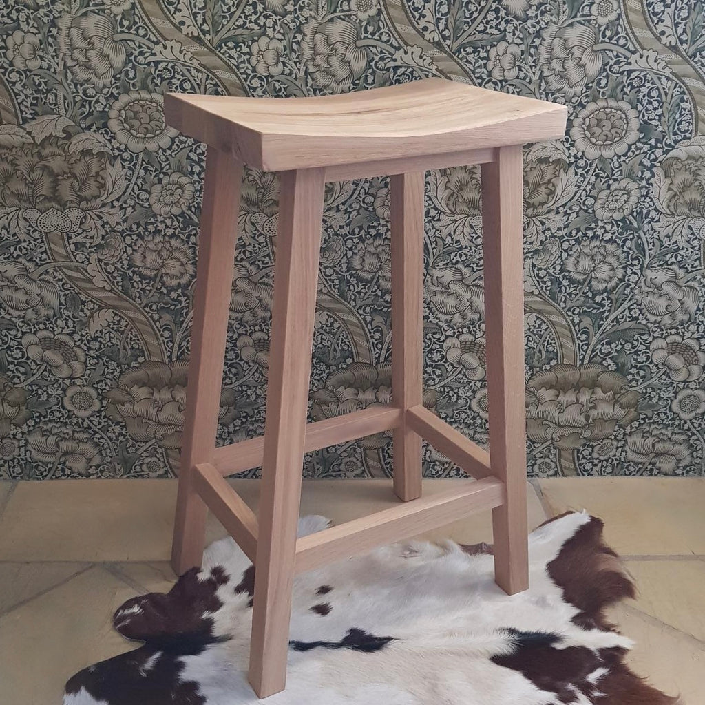 Oak Scandi Bar Stool
