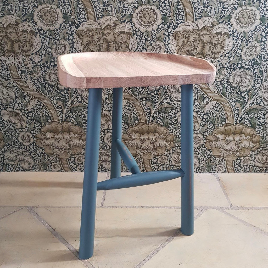 painted cricket low stool