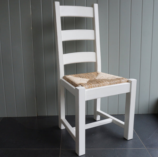 painted ladder back chair
