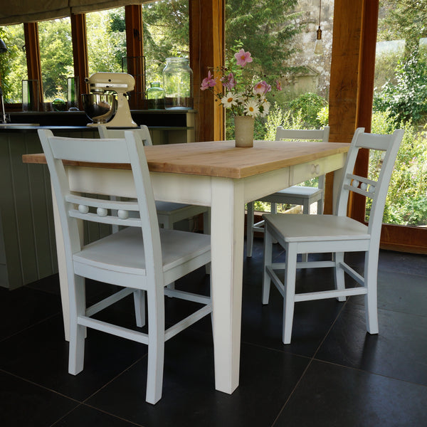 Painted dining table - made to measure
