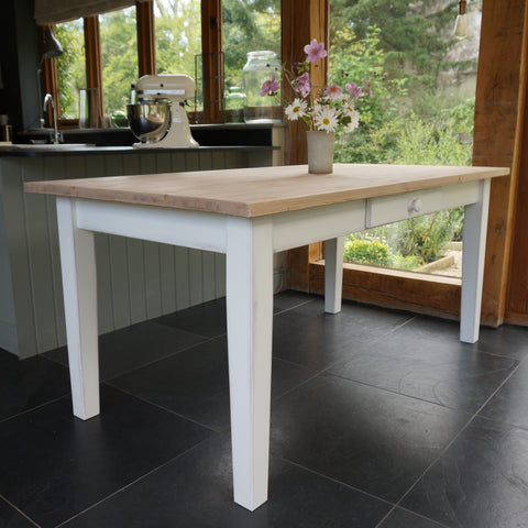 Painted dining table - made to measure