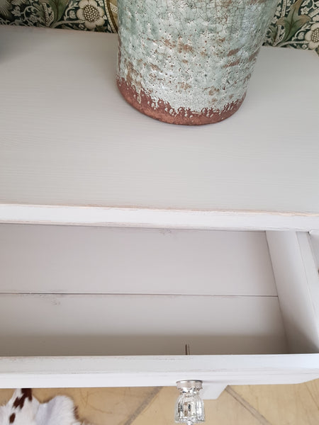 hall console table with shelf