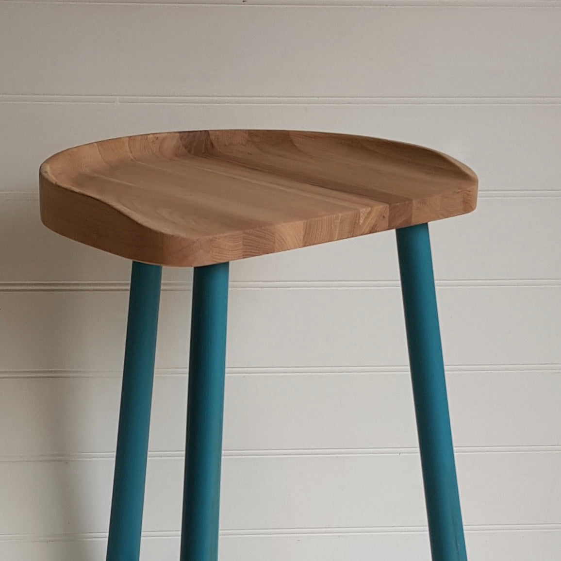 painted cricket bar stool