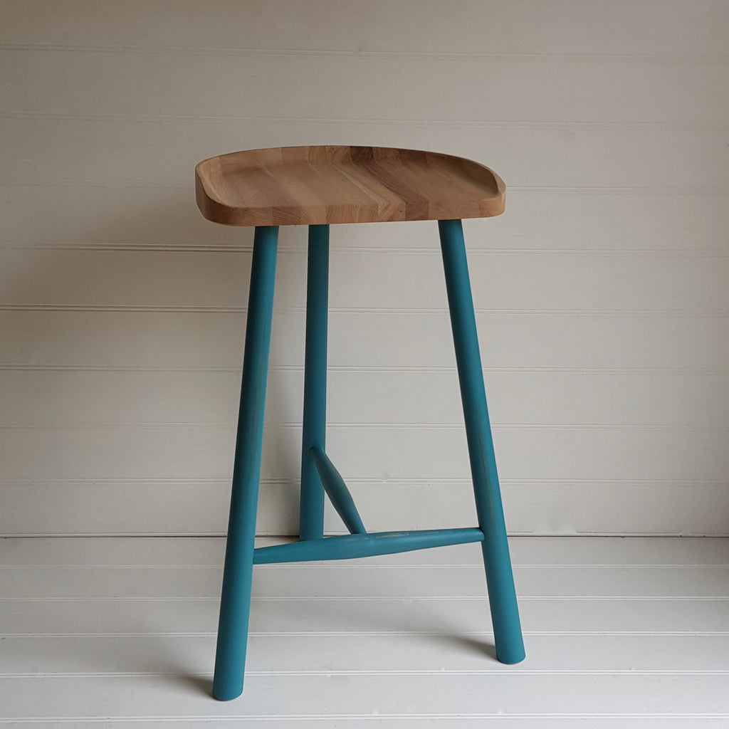 painted cricket bar stool