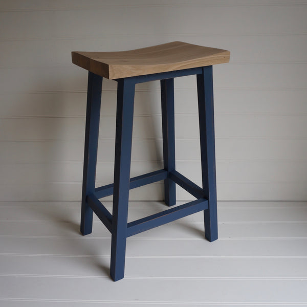 painted scandi bar stool