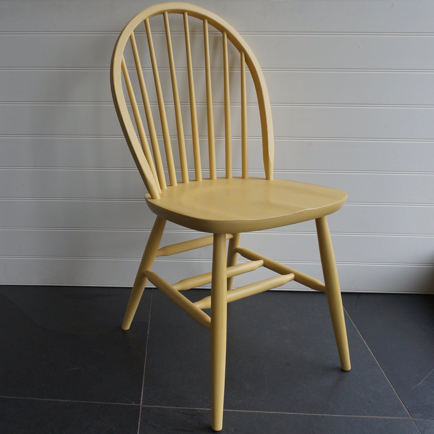 painted hoop back dining chair