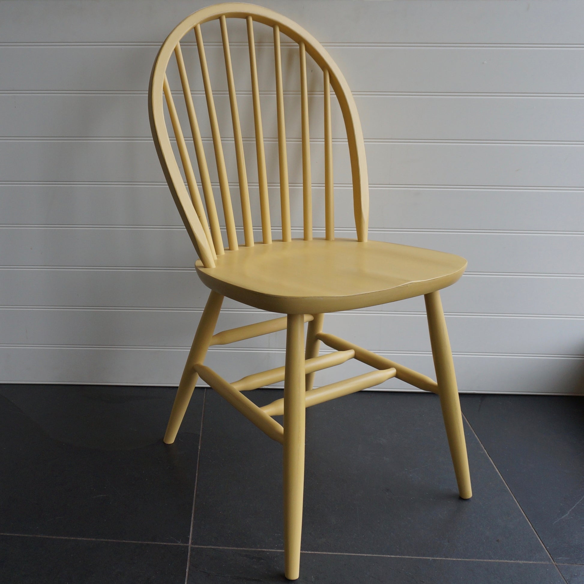 painted hoop back dining chair