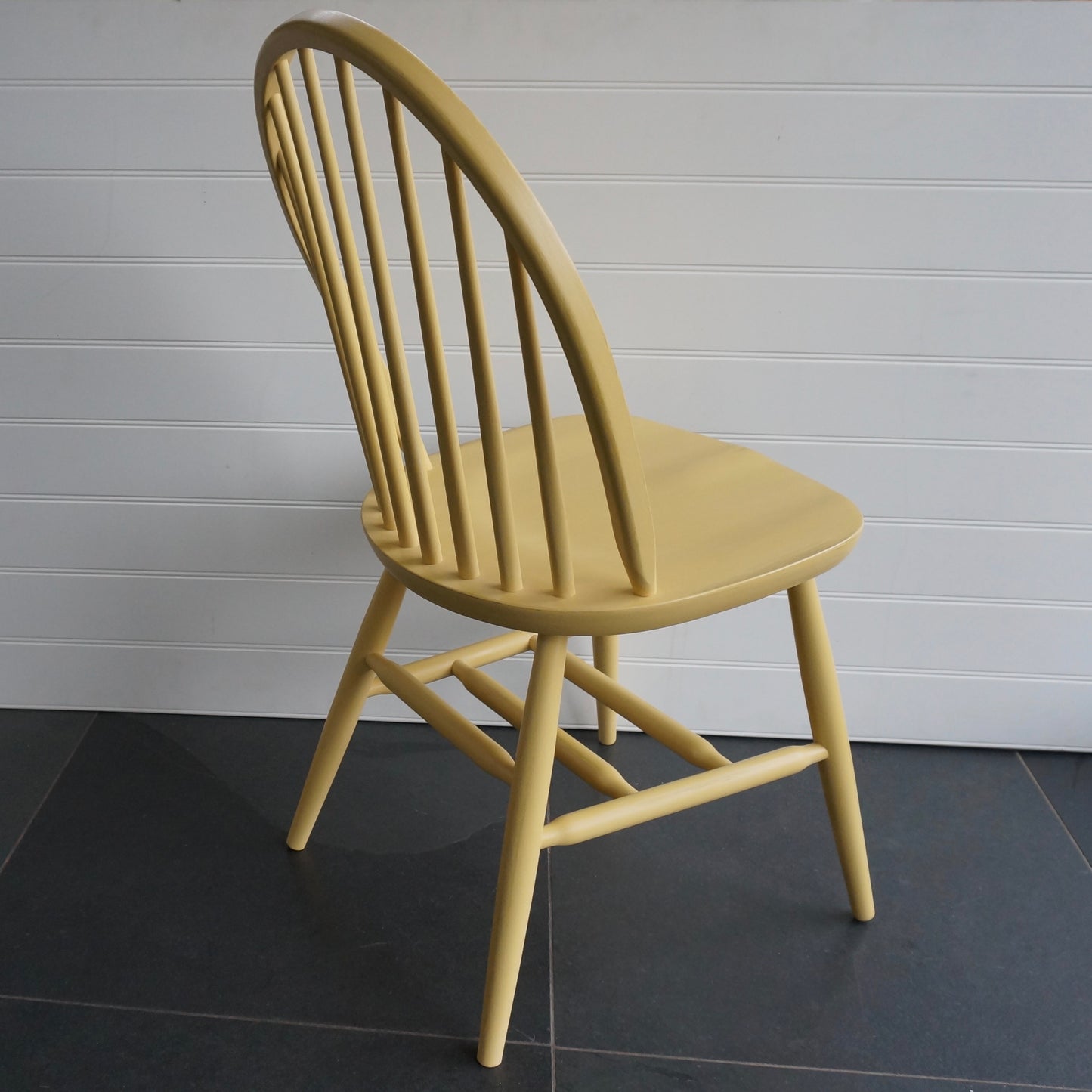 painted hoop back dining chair