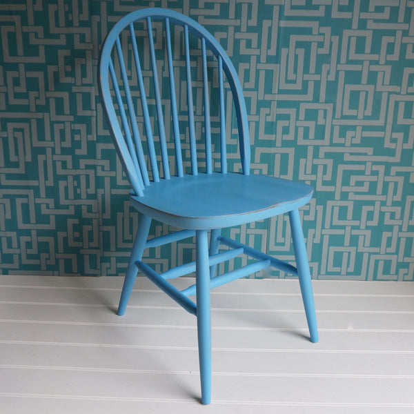 painted hoop back dining chair