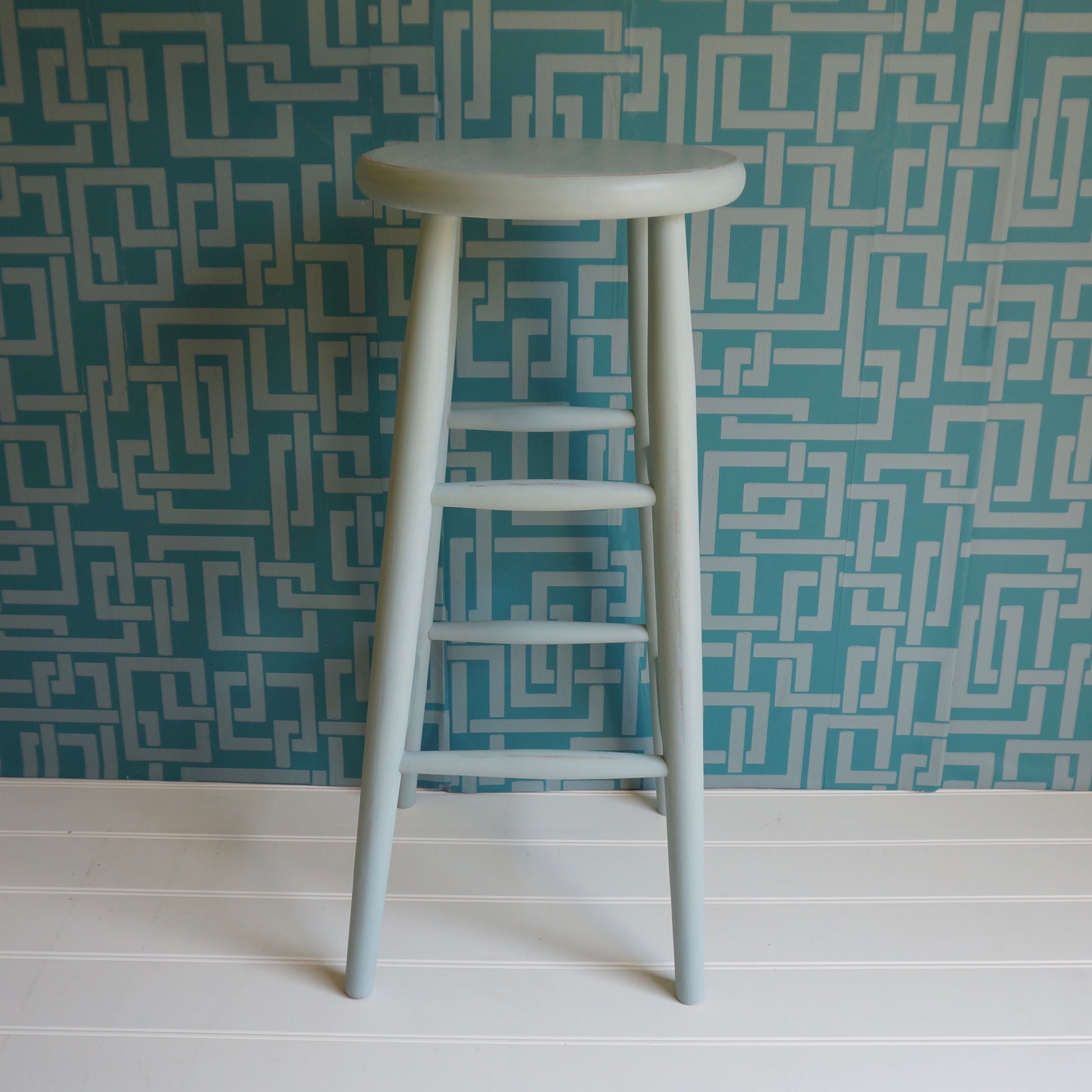 painted farmhouse bar stools